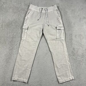 James Perse Cargo Pants Womens 0 (XS) Gray Trousers Cotton